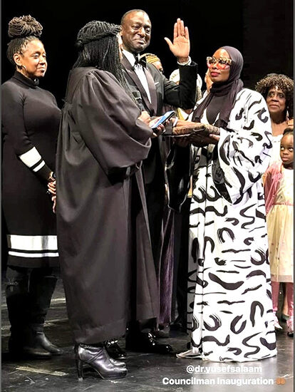 Congrats NYC D9 Councilman Yusef Salaam